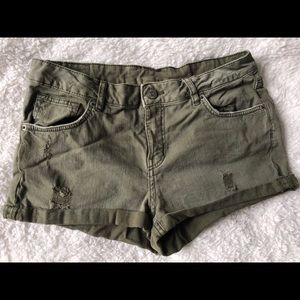 Never worn navy green shorts!